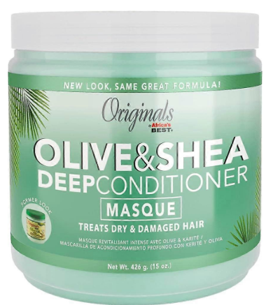 Olive and Shea Deep Conditioner deeply nourishes and restores moisture