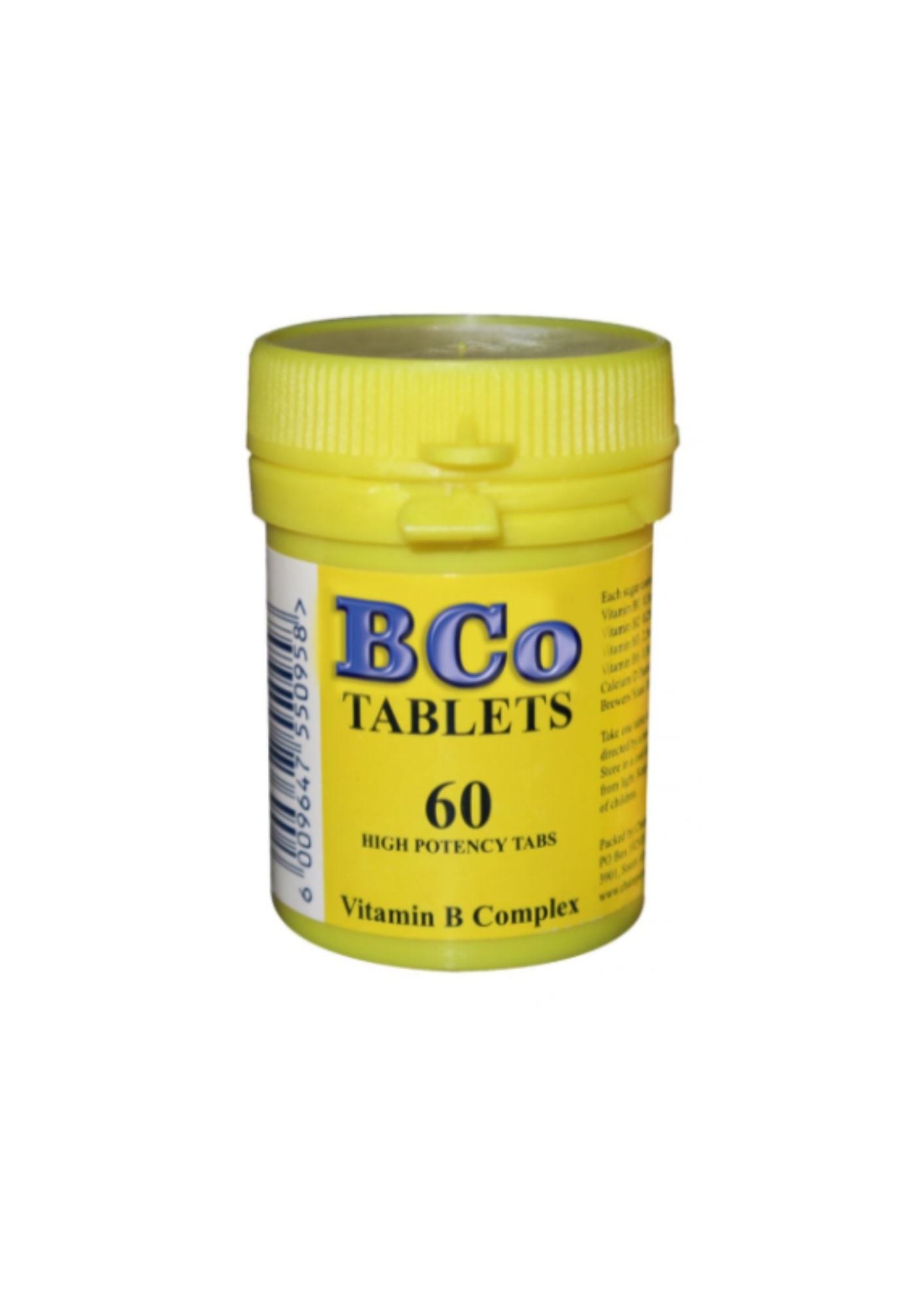 BCO Vitamin B Complex Tablets support energy production, nervous system health, and overall wellness.