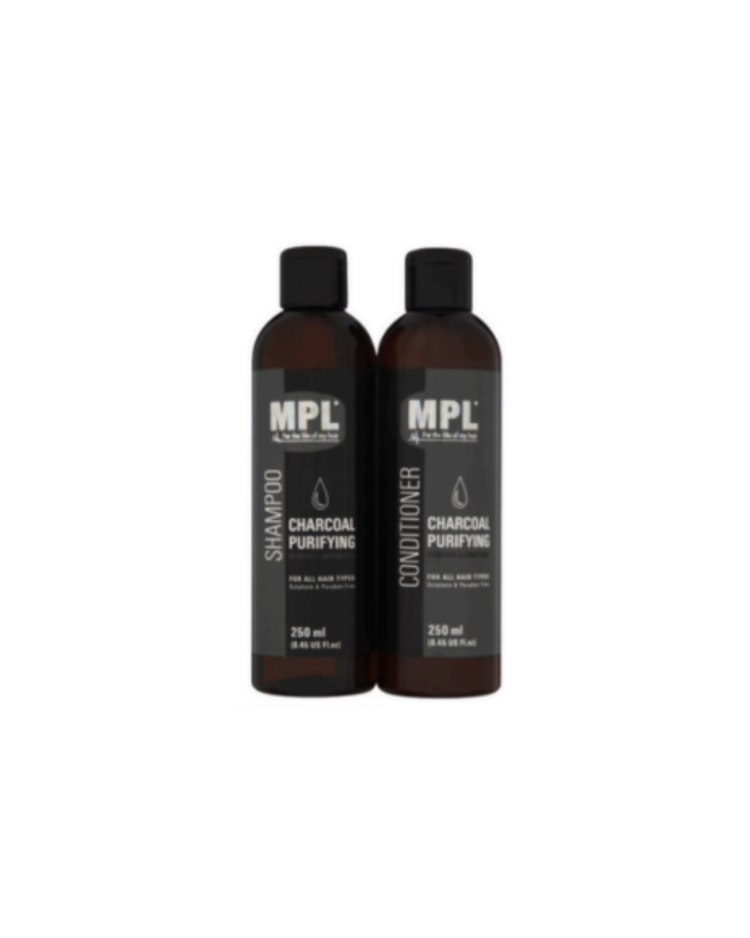 Charcoal shampoo and conditioner combo pack to keep hair clean and nourished