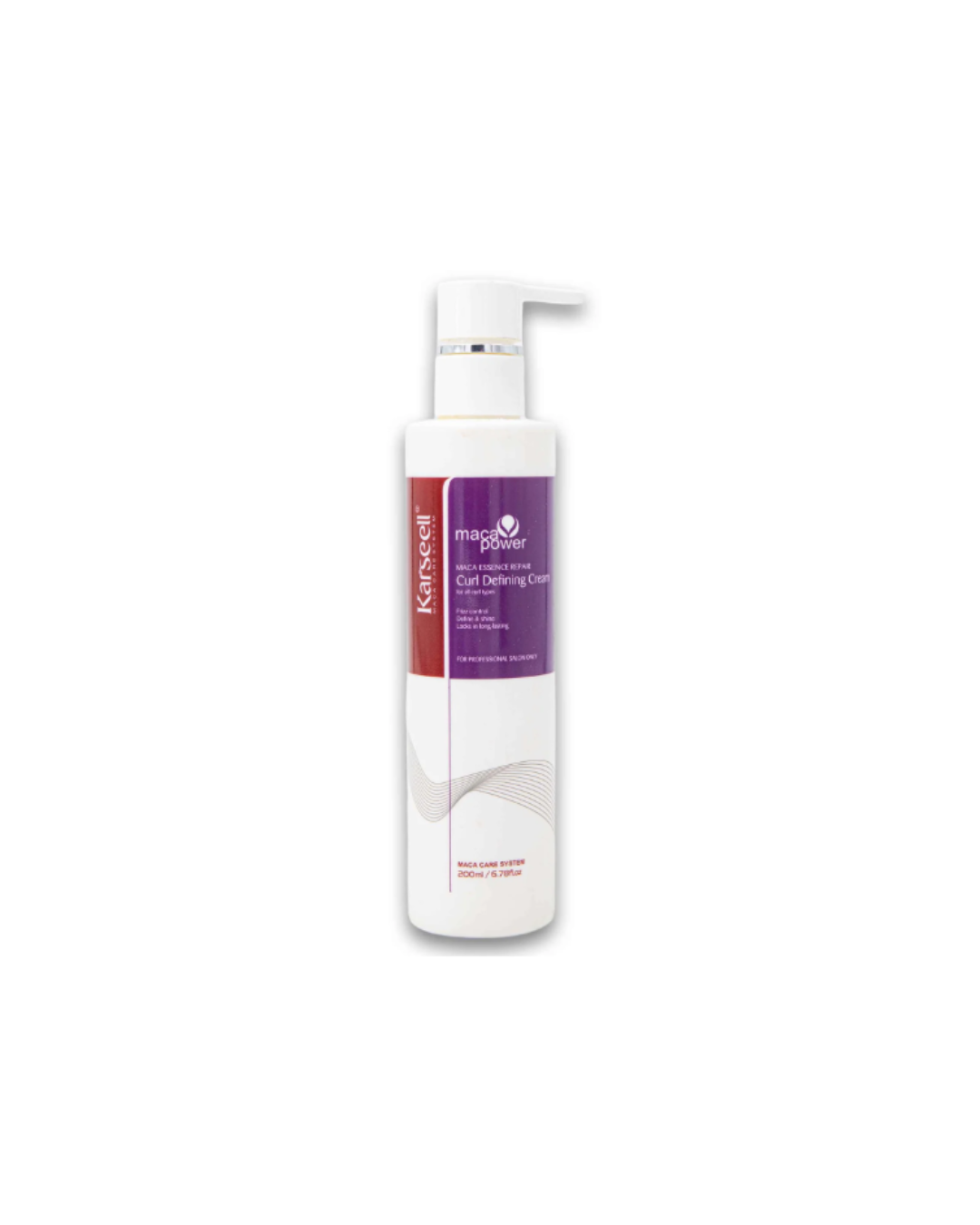 Karseell Purple Curl Defining Cream – Enhances natural curls with lasting definition, reduces frizz, and adds moisture for soft, bouncy hair.