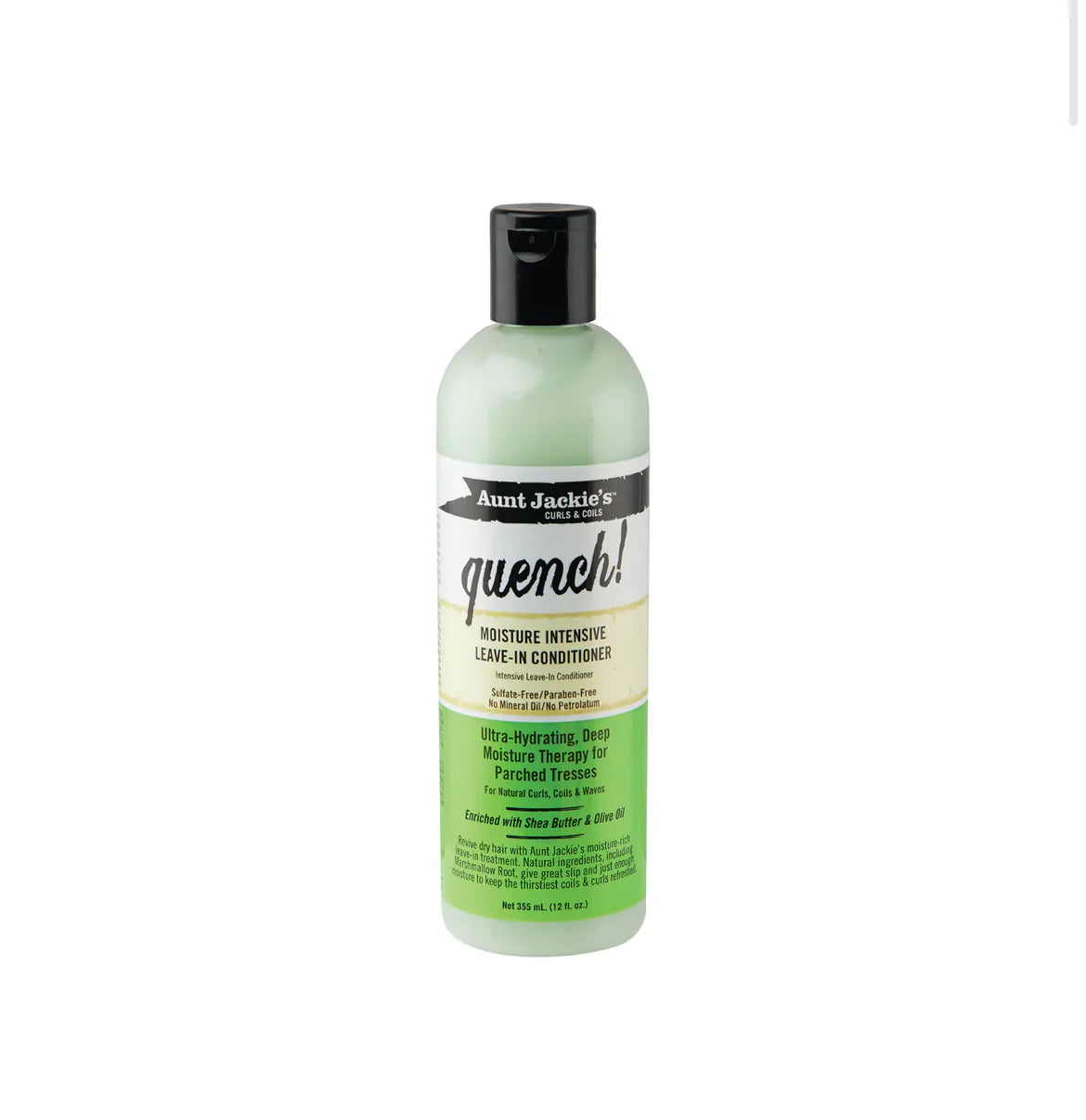 aunt jackie’s quench leave-in moisturizer for lasting hydration