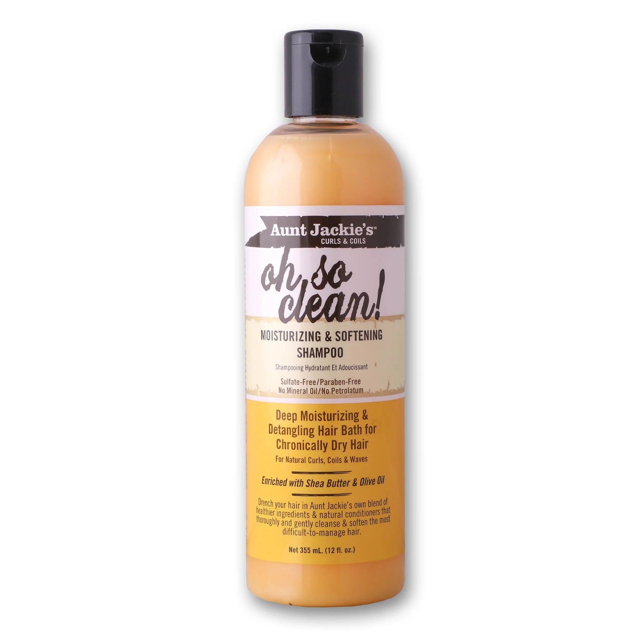 aunt jackie’s oh so clean gentle clarifying shampoo for refreshed hair